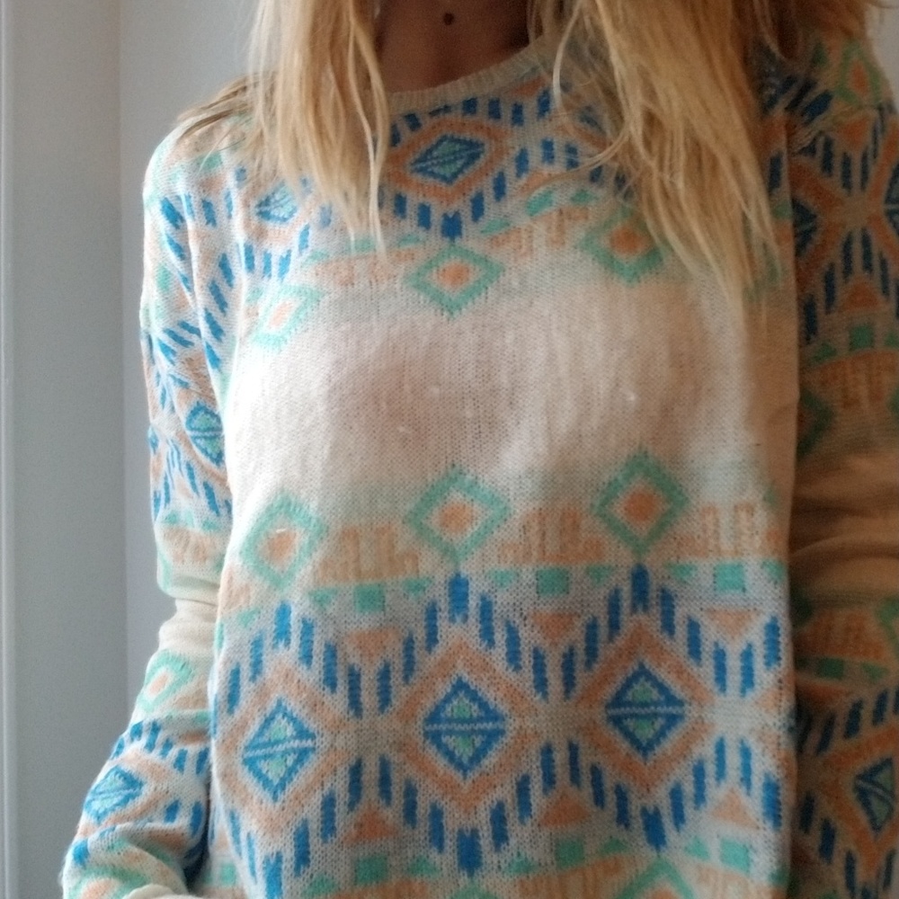 Flying Tomato Print Sweater